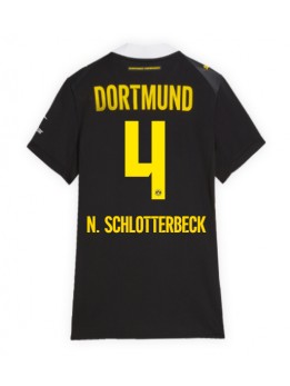Ženski Nogometna dresi replika Borussia Dortmund Nico Schlotterbeck #4 Gostujoči 2026-27 Kratek rokav